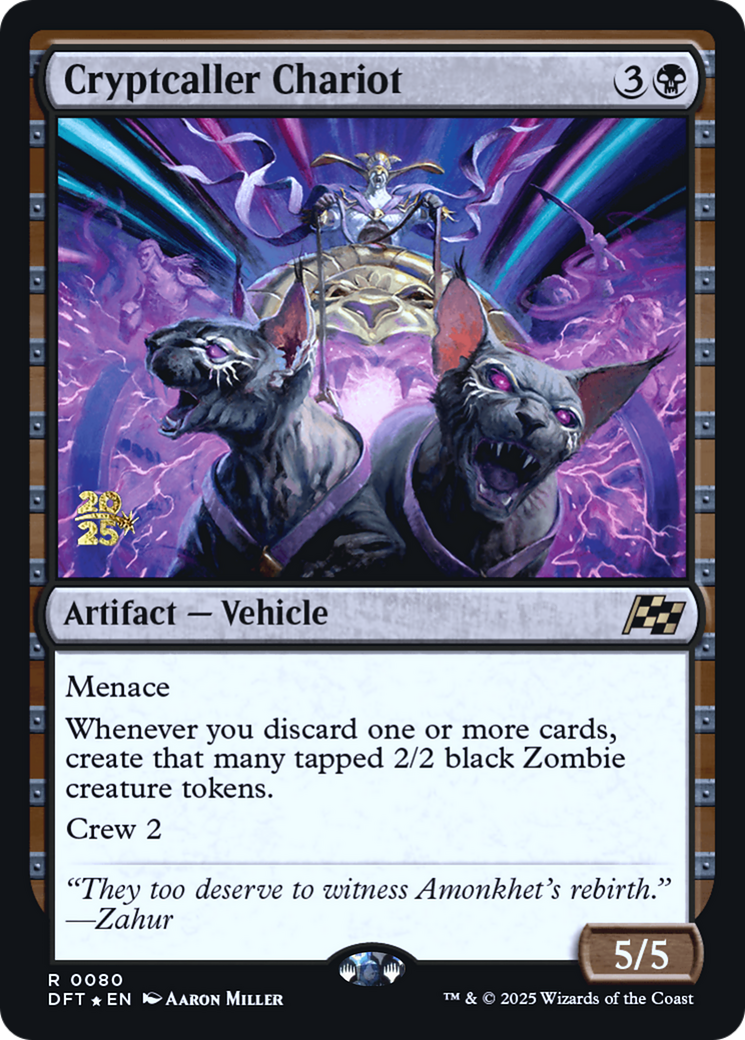 Cryptcaller Chariot (-080) [Prerelease Cards]  Foil