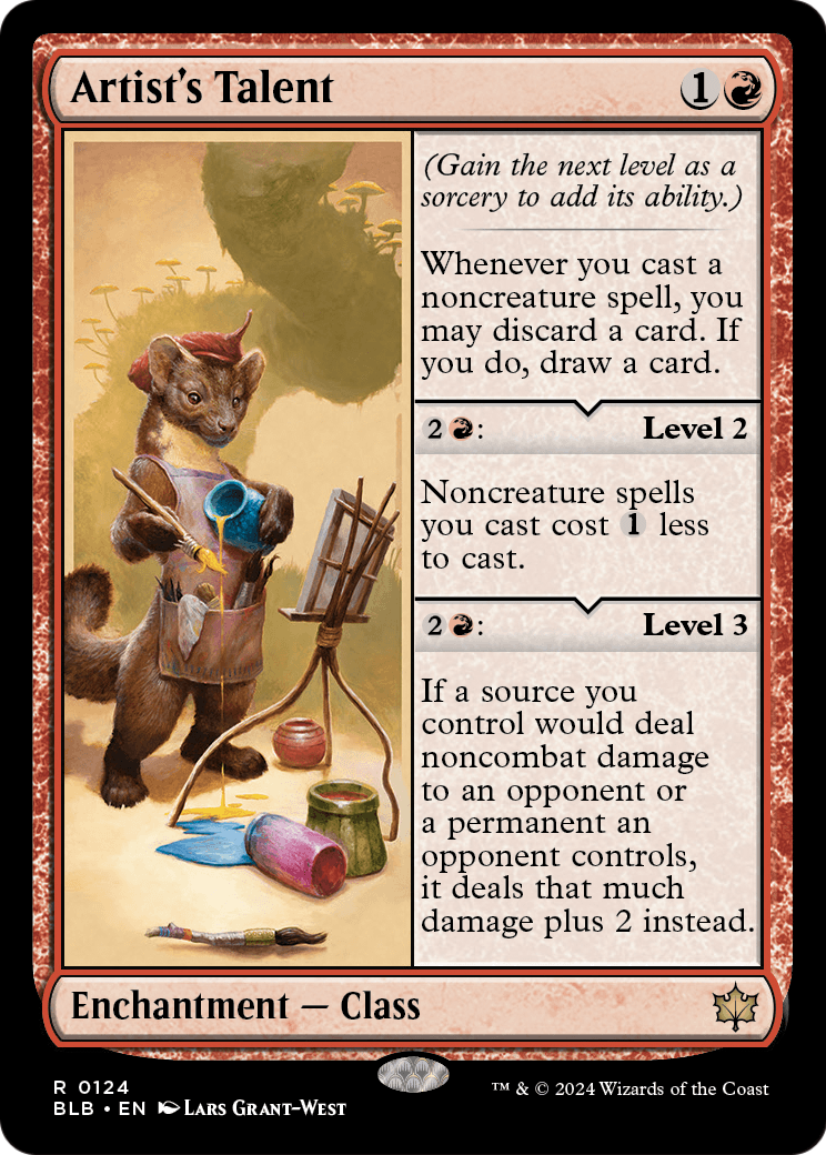 Artist's Talent (BLB-124) - Bloomburrow