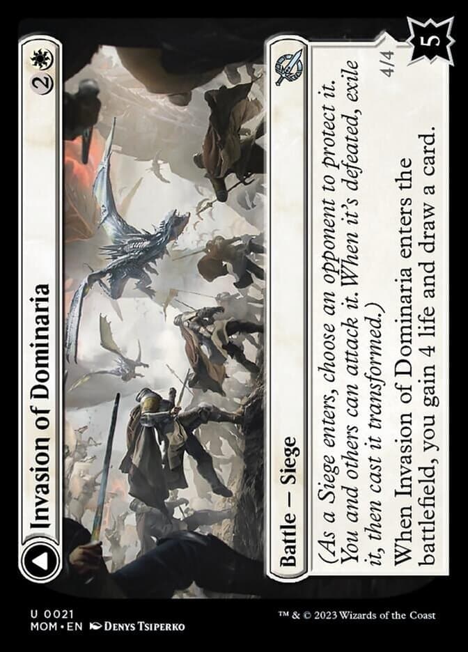 Invasion of Dominaria // Serra Faithkeeper [March of the Machine] Foil