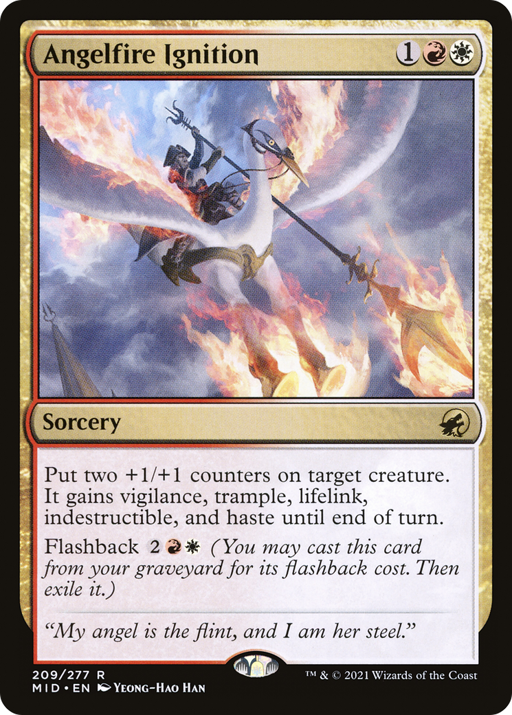 Angelfire Ignition [Innistrad: Midnight Hunt] Foil