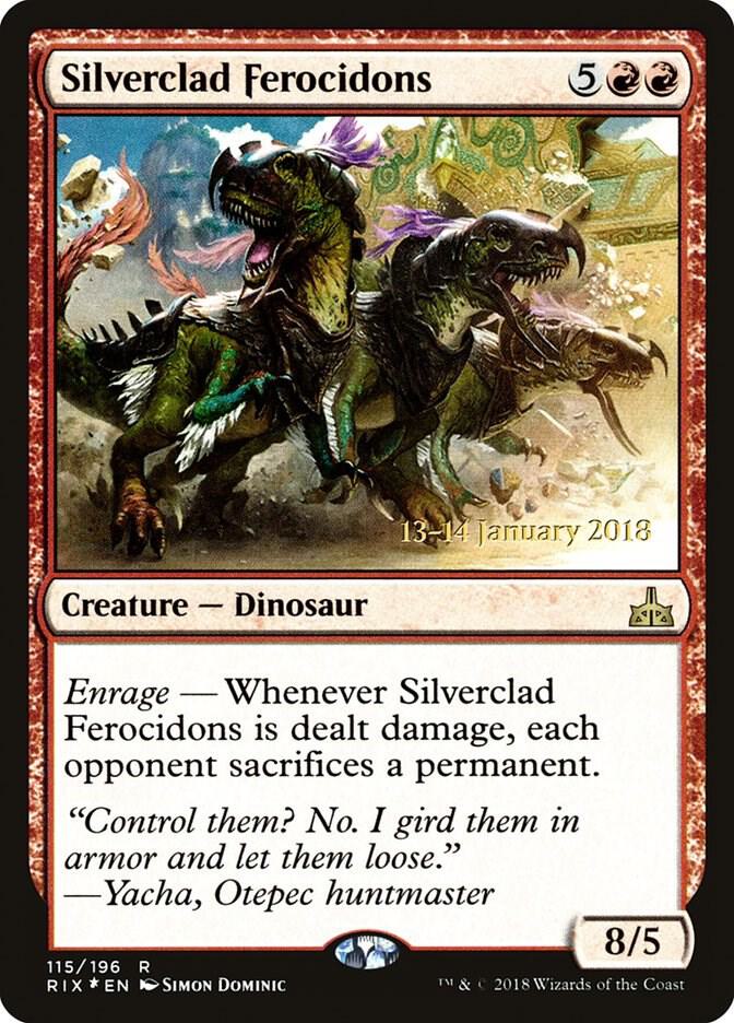 Silverclad Ferocidons 115s/98 (Prerelease Cards)  - Foil