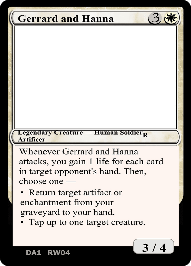 Gerrard and Hanna (DA1-RW04A) - Unknown Event