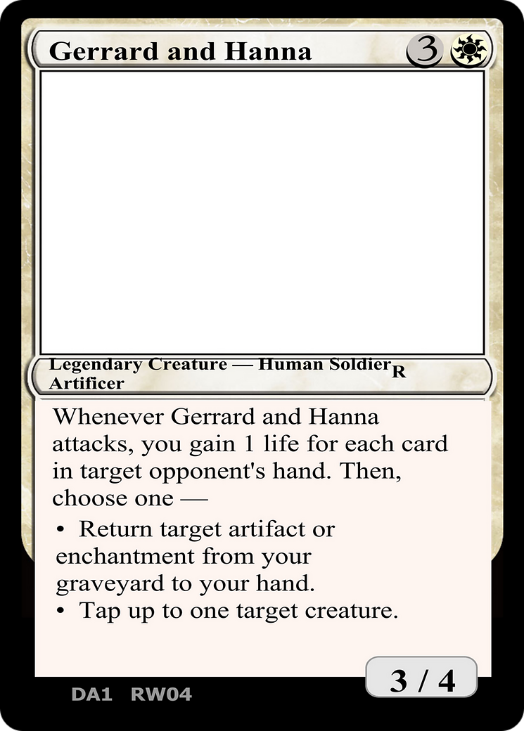 Gerrard and Hanna (DA1-RW04A) - Unknown Event