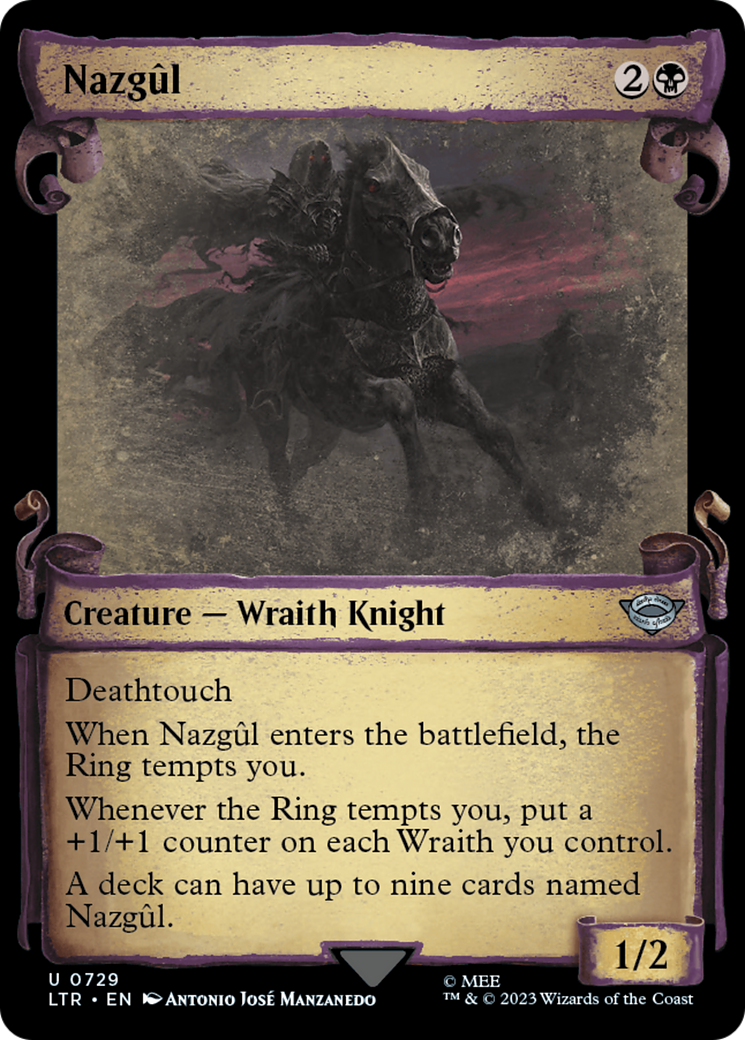 Nazgul (0729) [The Lord of the Rings: Tales of Middle-Earth Showcase Scrolls] Foil