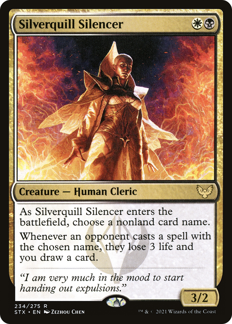 Silverquill Silencer [Strixhaven: School of Mages] Foil