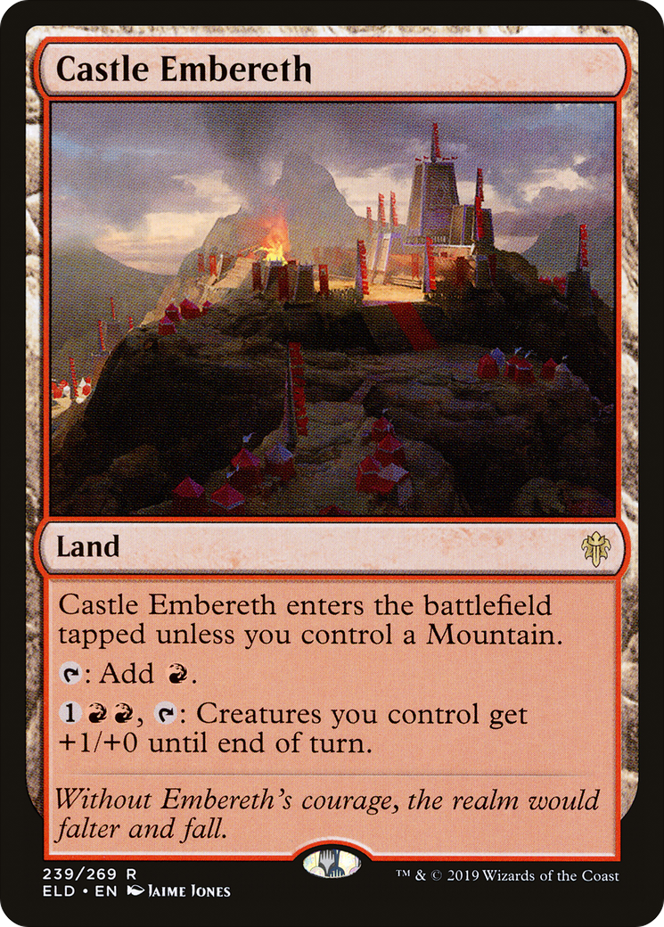 Castle Embereth [Throne of Eldraine] Foil