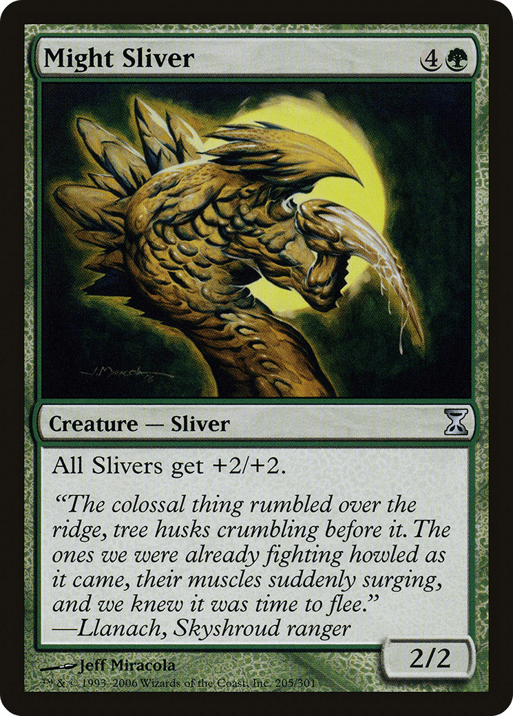 Might Sliver [Time Spiral] Foil
