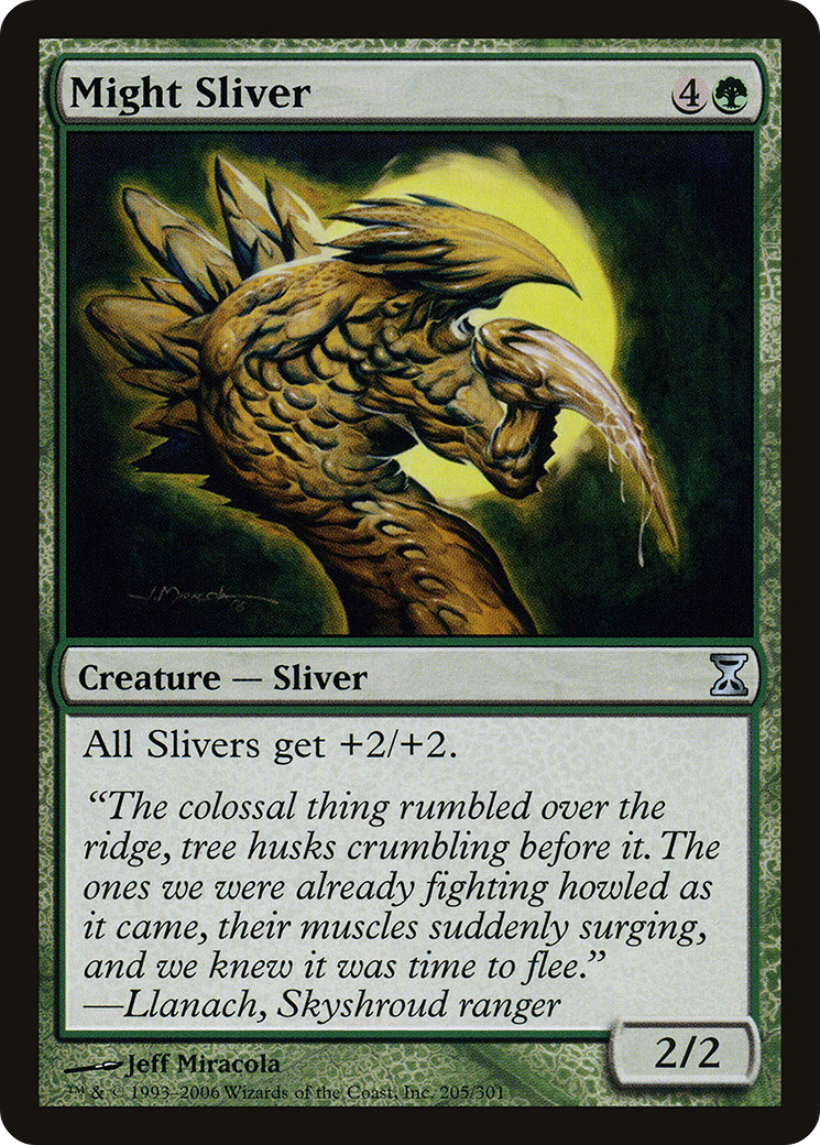 Might Sliver [Time Spiral] Foil