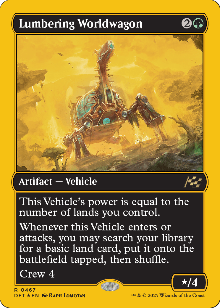 Lumbering Worldwagon |  Foil (467) [Aetherdrift]