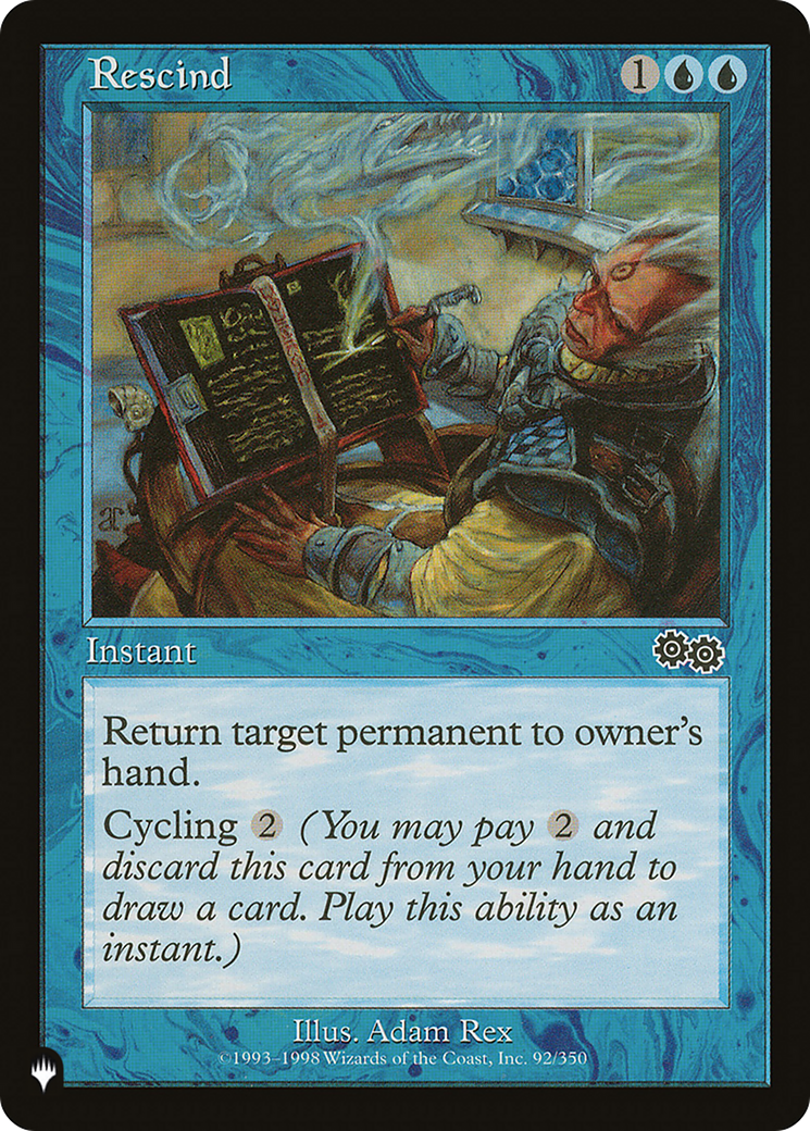 Rescind |  (USG-92) [The List]
