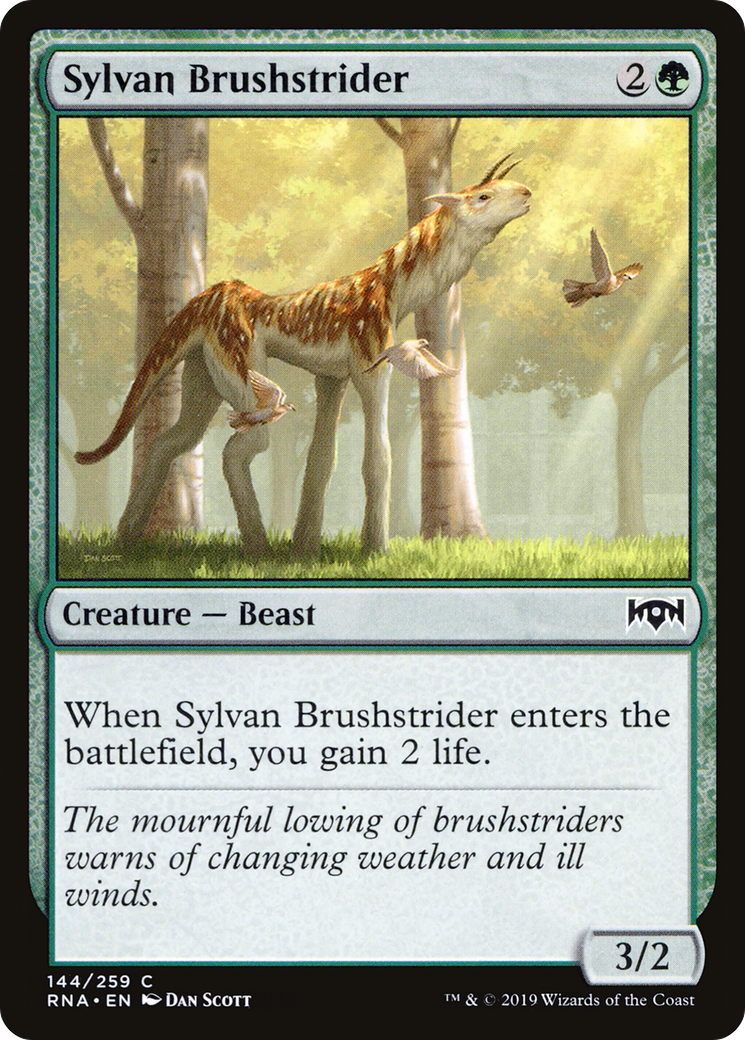 Sylvan Brushstrider [Ravnica Allegiance] Foil