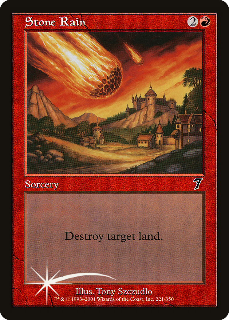 Stone Rain [Seventh Edition] Foil