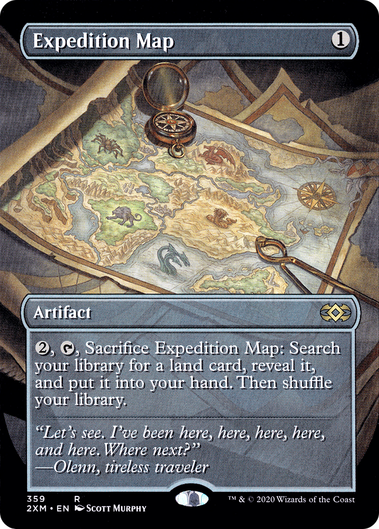 Expedition Map (Toppers) [Double Masters] Foil