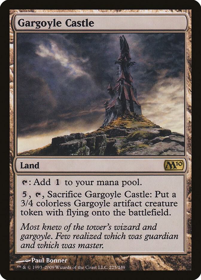 Gargoyle Castle 225/249 (Magic 2010 (M10))  - Foil