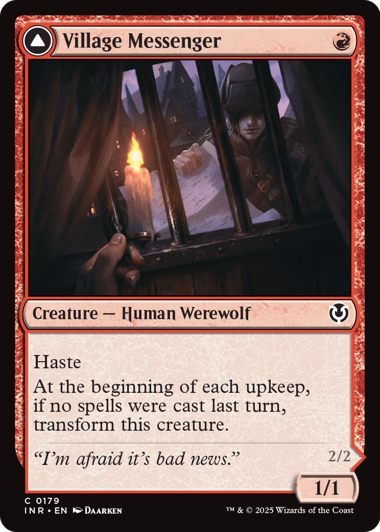 Village Messenger Treatments // Moonrise Intruder (179) [Innistrad Remastered]