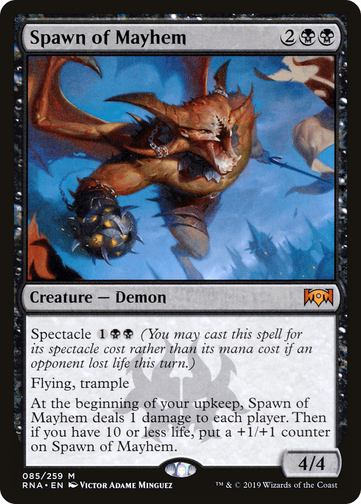 Spawn of Mayhem [Ravnica Allegiance] Foil