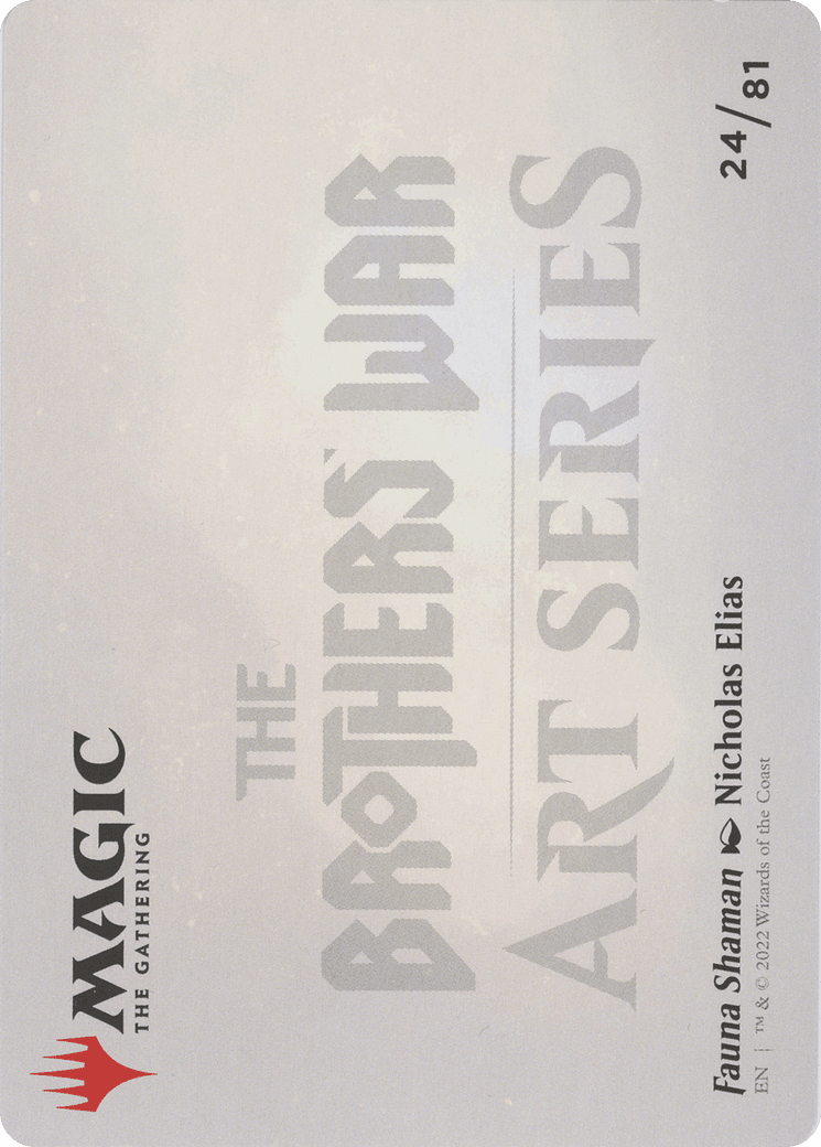 Fauna Shaman // Fauna Shaman (ABRO-024) - The Brothers' War Art Series (Borderless)