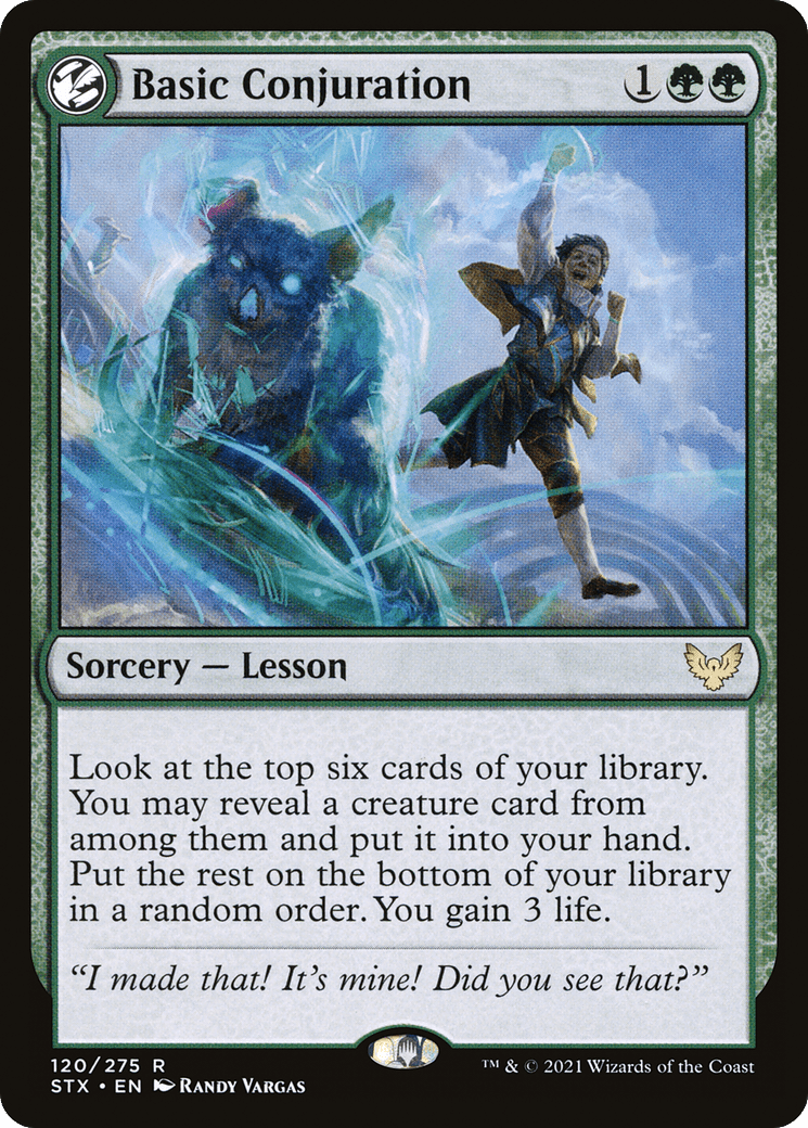 Basic Conjuration [Strixhaven: School of Mages] Foil