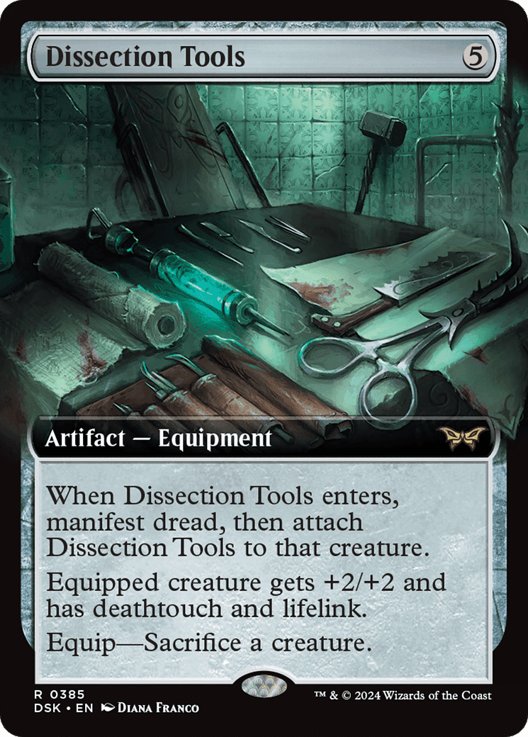 Dissection Tools (Extended Art) [Duskmourn: House of Horror] Foil