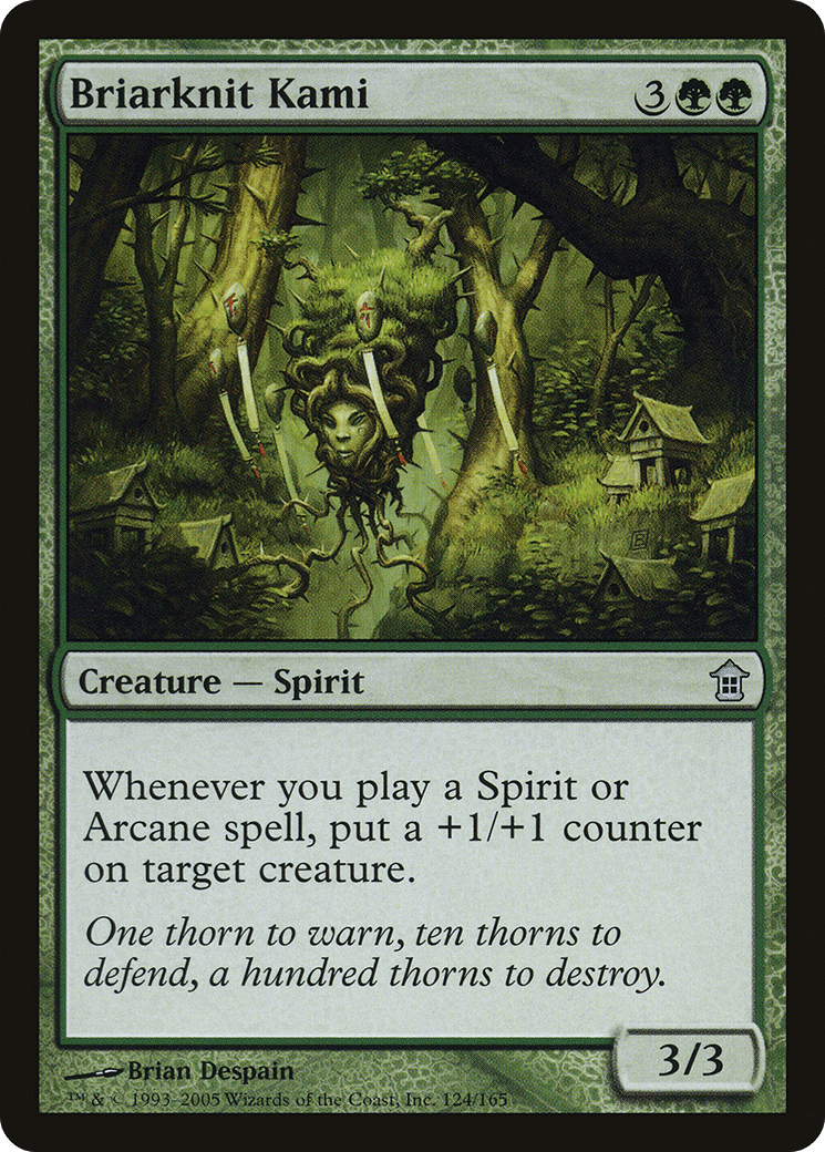 Briarknit Kami [Saviors of Kamigawa] Foil