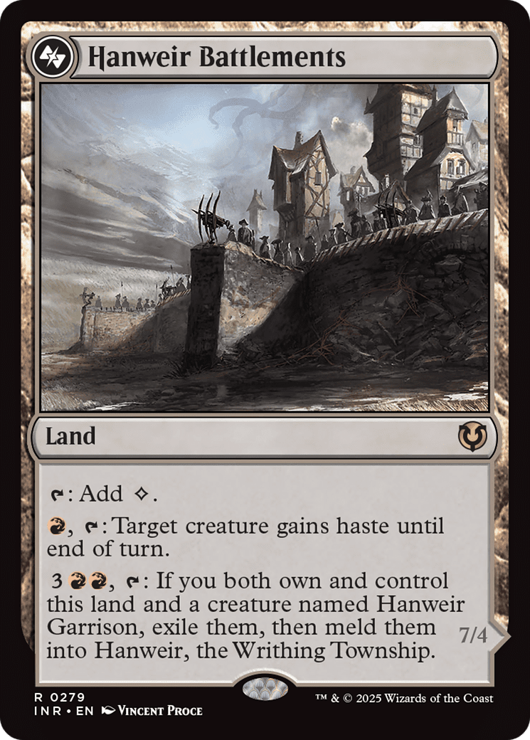 Hanweir Battlements (-279) [Innistrad Remastered]  Foil