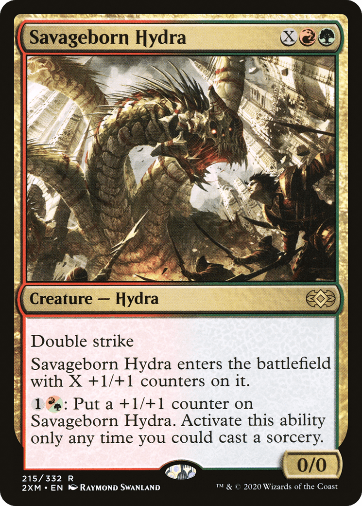 Savageborn Hydra [Double Masters] Foil