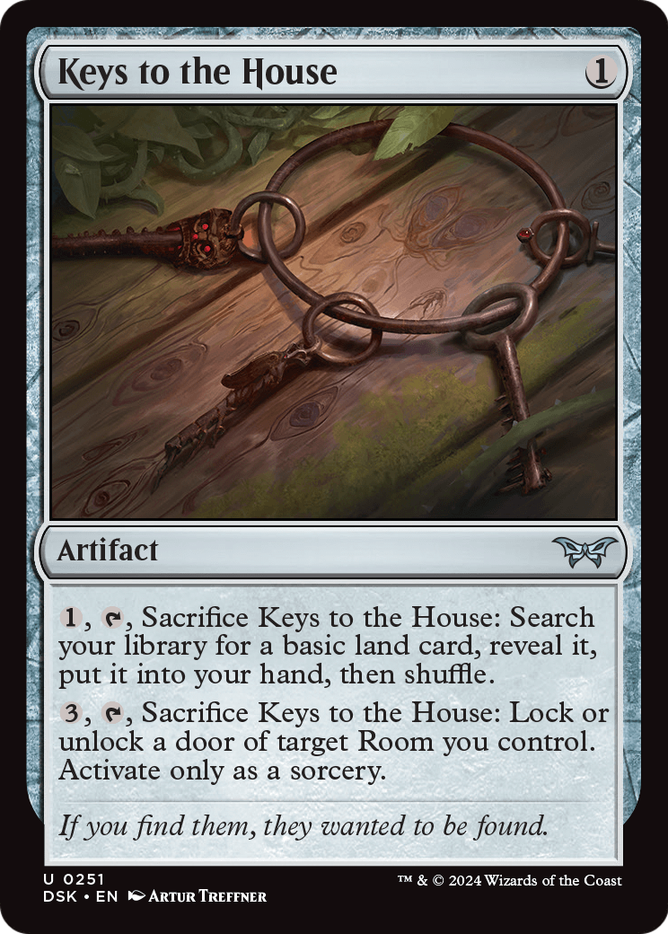 Keys to the House [Duskmourn: House of Horror] Foil