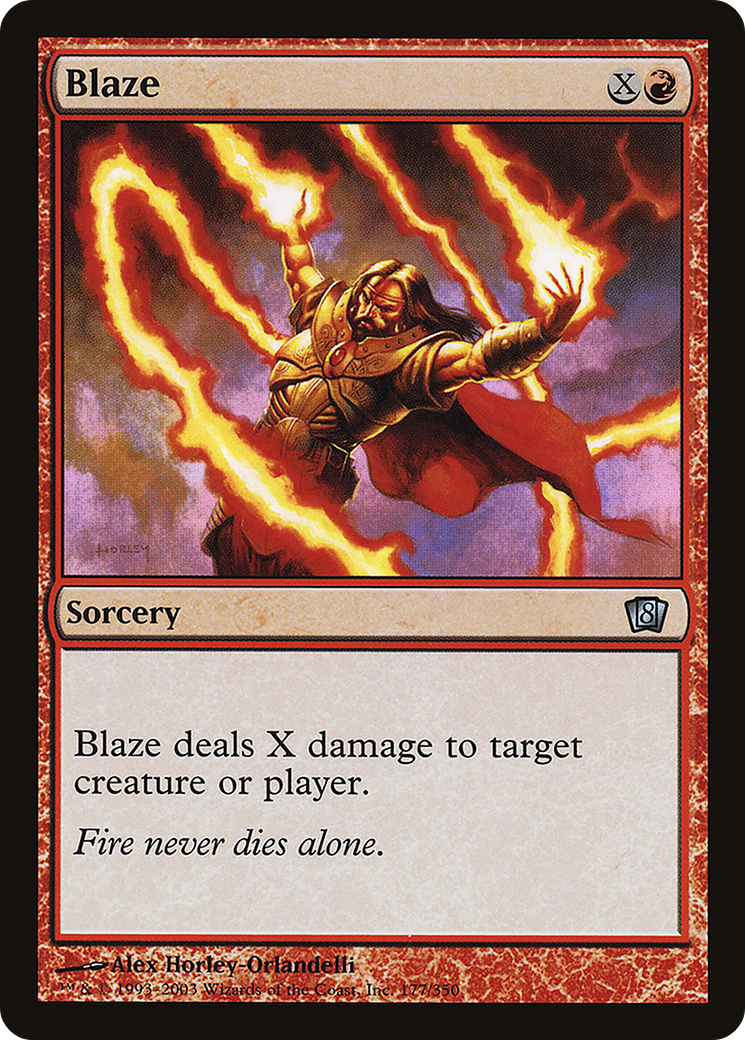 Blaze [Eighth Edition] Foil