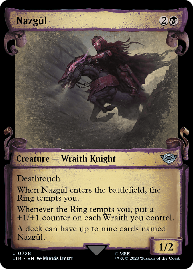 Nazgul (0728) [The Lord of the Rings: Tales of Middle-Earth Showcase Scrolls] Foil