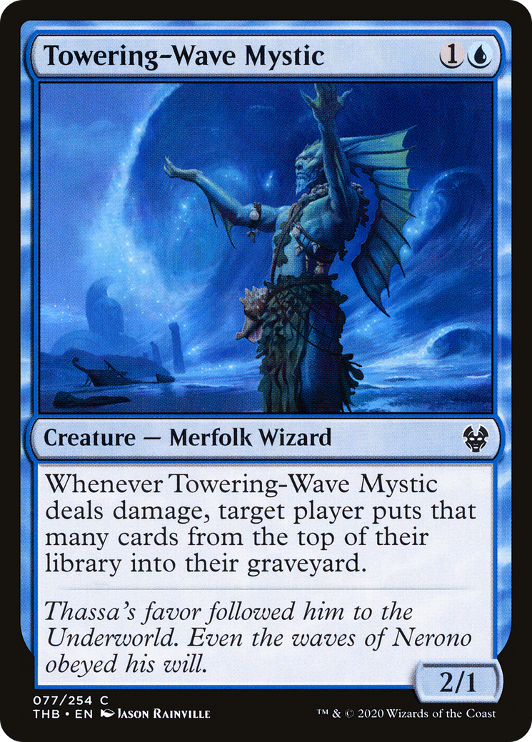 Towering-Wave Mystic [Theros Beyond Death] Foil