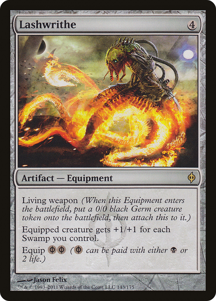 Lashwrithe [New Phyrexia] Foil