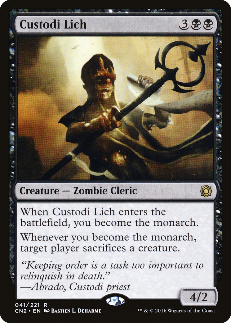 Custodi Lich [Conspiracy: Take the Crown] Foil