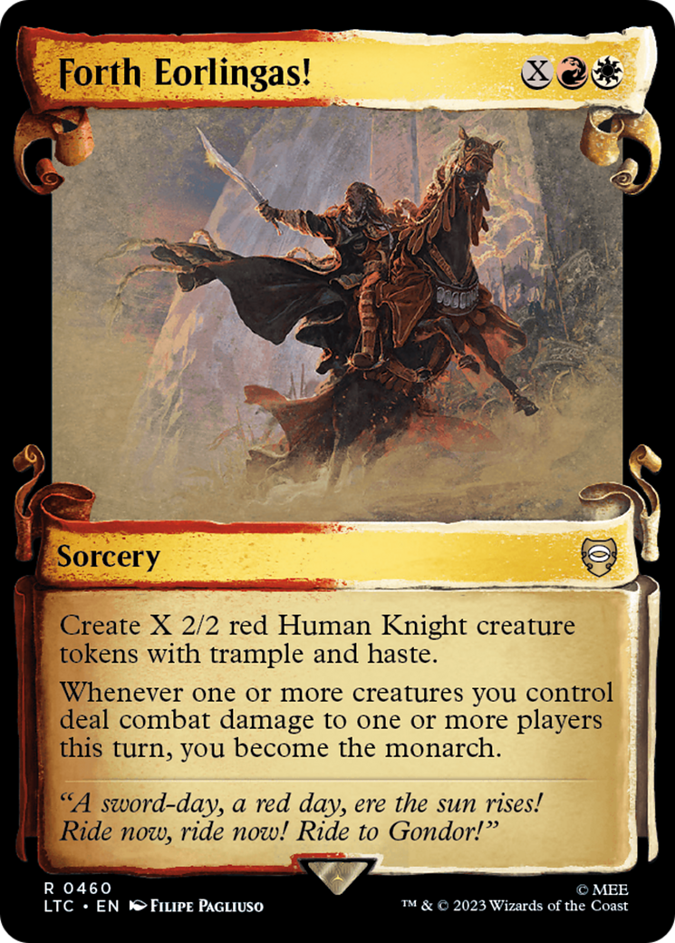 Forth Eorlingas! [The Lord of the Rings: Tales of Middle-Earth Commander Showcase Scrolls] Foil