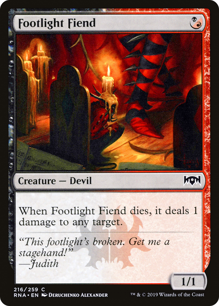 Footlight Fiend [Ravnica Allegiance] Foil
