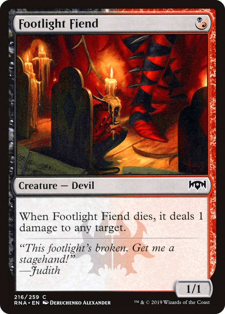 Footlight Fiend [Ravnica Allegiance] Foil
