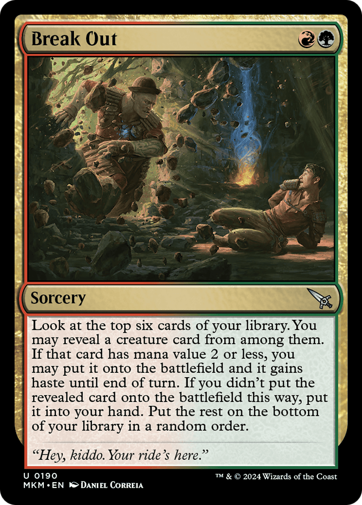 Break Out (Blue) [Murders at Karlov Manor] Foil
