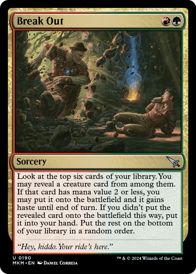 Break Out (Blue) [Murders at Karlov Manor] Foil