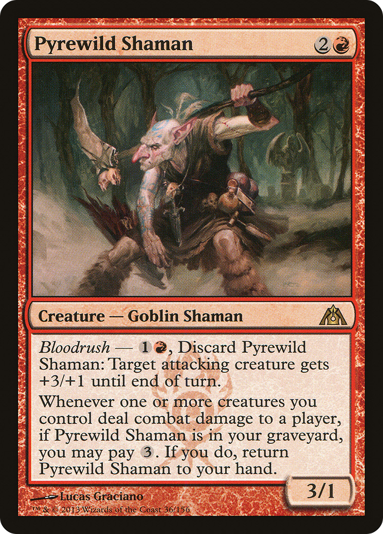 Pyrewild Shaman [Dragon's Maze] Foil