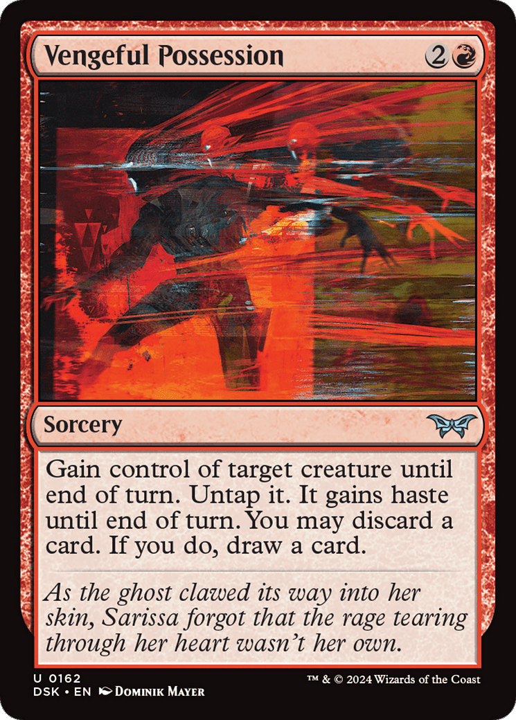 Vengeful Possession [Duskmourn: House of Horror] Foil