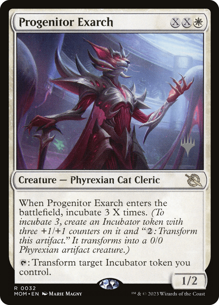 Progenitor Exarch (Promo Pack) [March of the Machine Promos] Foil
