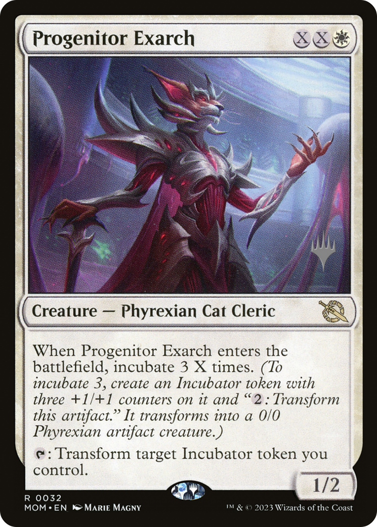 Progenitor Exarch (Promo Pack) [March of the Machine Promos] Foil