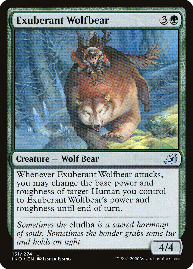 Exuberant Wolfbear [Ikoria: Lair of Behemoths] Foil