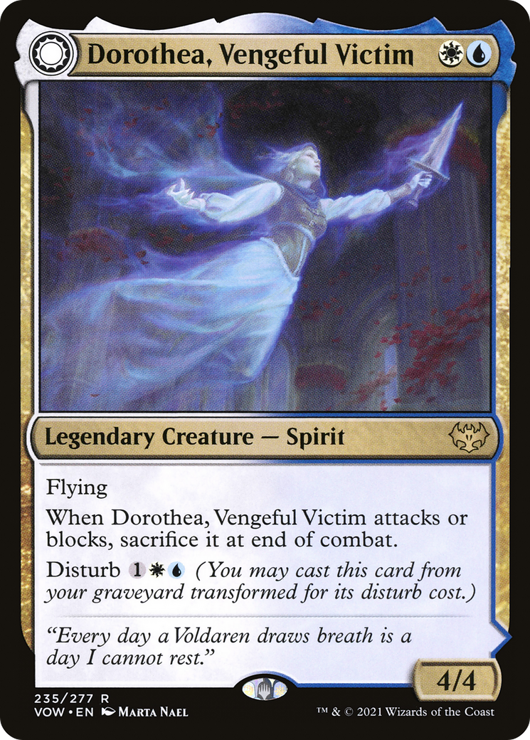 Dorothea, Vengeful Victim // Dorothea's Retribution [Innistrad: Crimson Vow] Foil