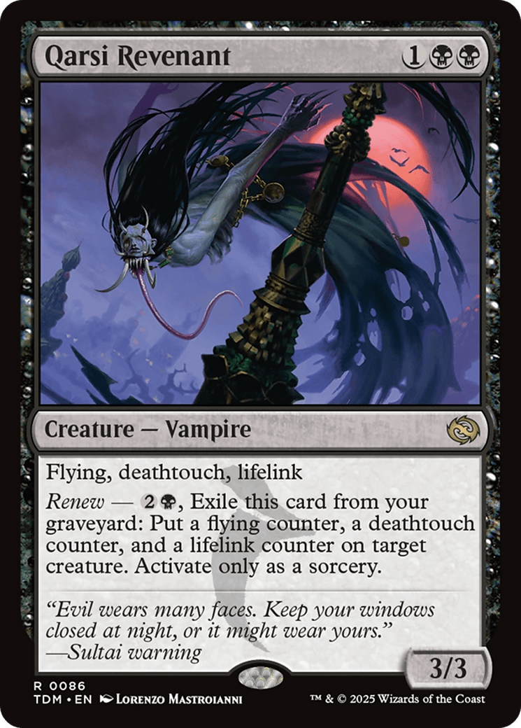 Qarsi Revenant (086) [Tarkir: Dragonstorm]