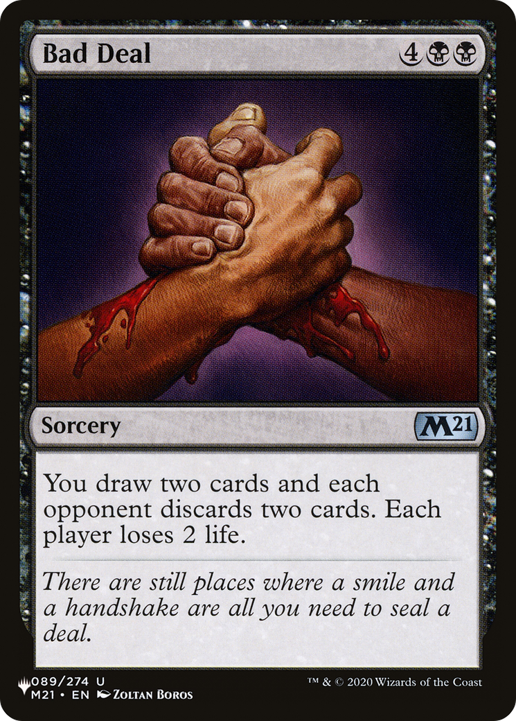 Bad Deal |  (M21-89) [The List]