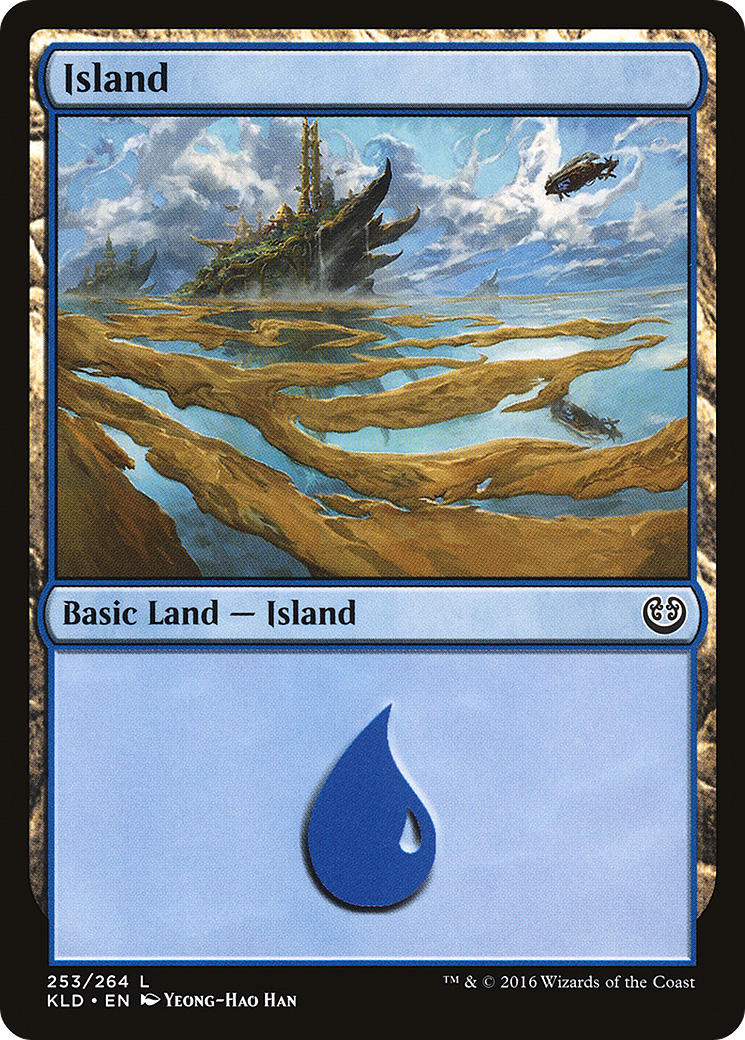 Island (253) [Kaladesh] Foil