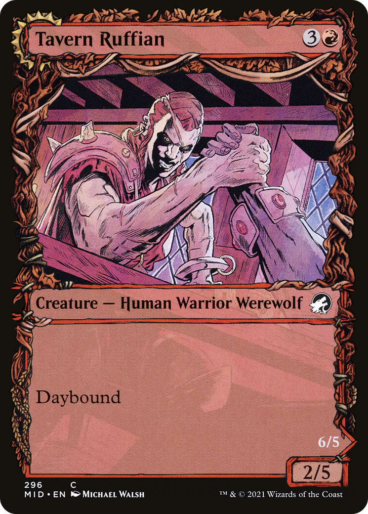 Tavern Ruffian // Tavern Smasher (Showcase Equinox) [Innistrad: Midnight Hunt] Foil