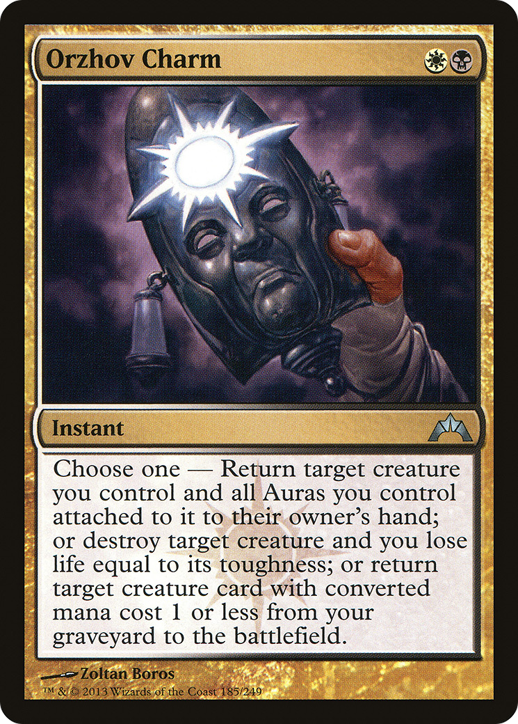 Orzhov Charm [Gatecrash] Foil
