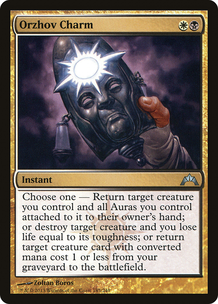 Orzhov Charm [Gatecrash] Foil