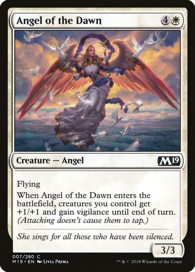 Angel of the Dawn 7/280 (Core Set 2019)  - Foil